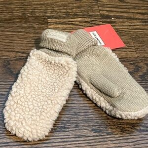 Hunter sherpa mittens L 8-16 NWT